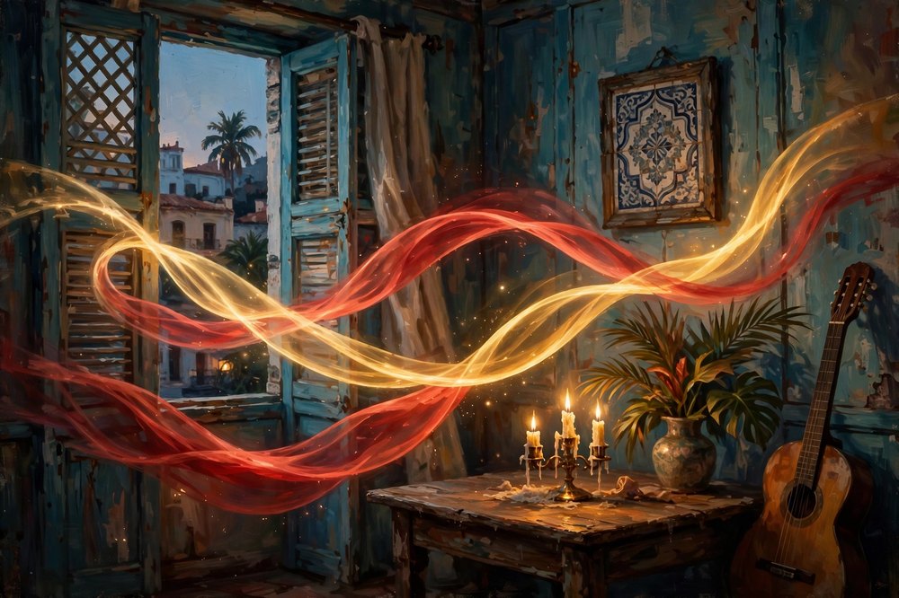 Fuego Lento — Lucía Ferrer song artwork